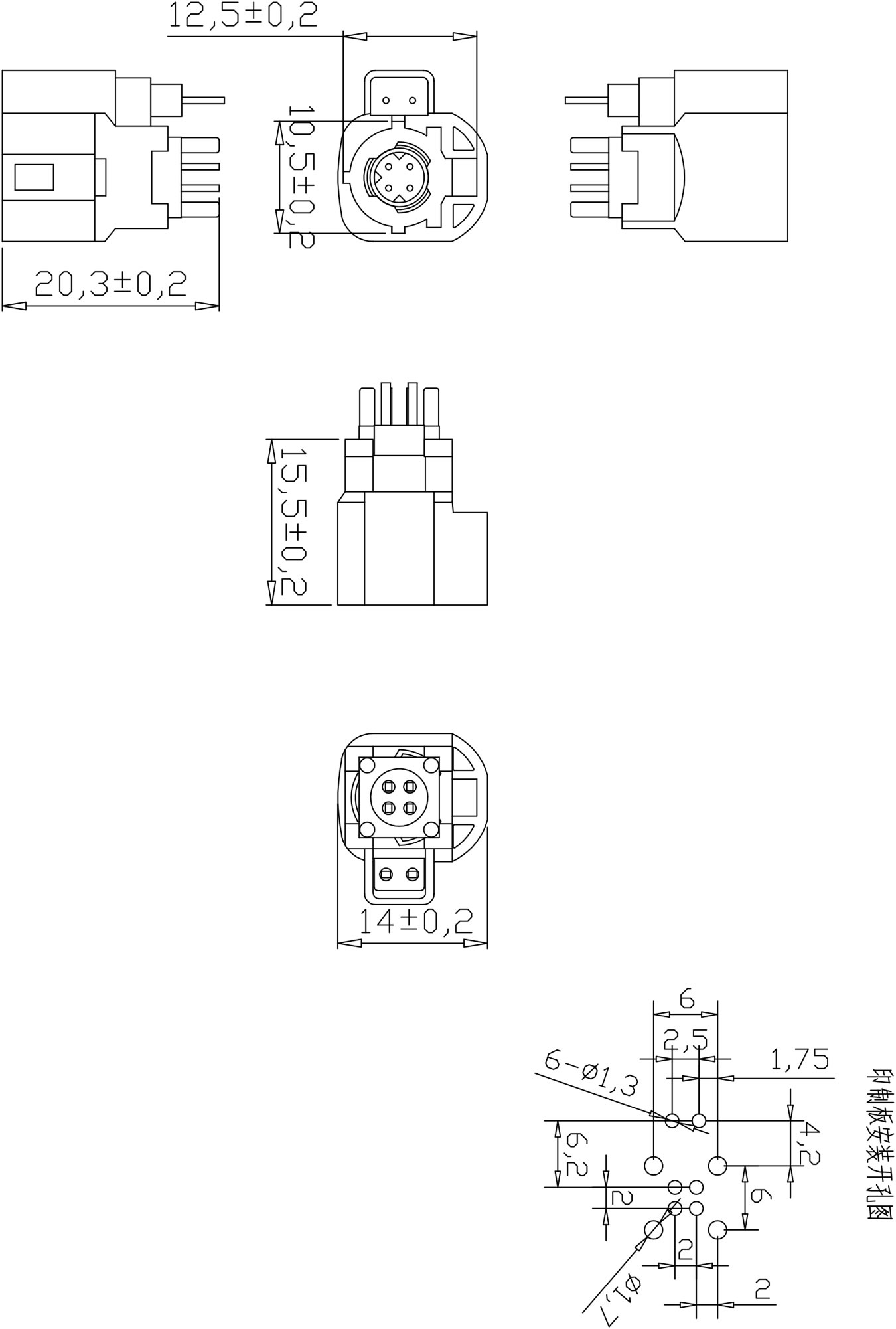 宝马4+2黑直针座 Model (1).jpg