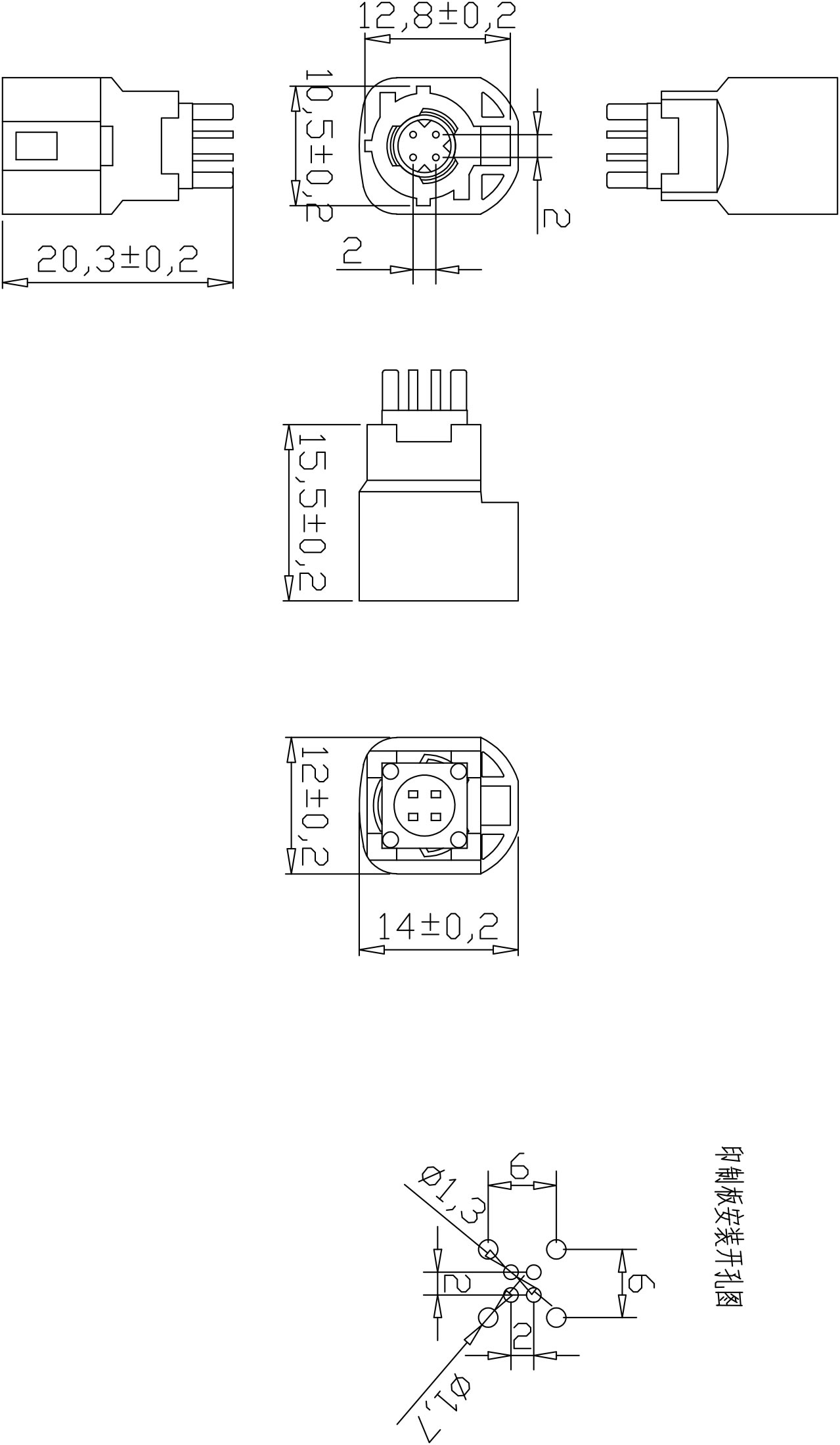 宝马4P白直针座-02 Model (1).jpg