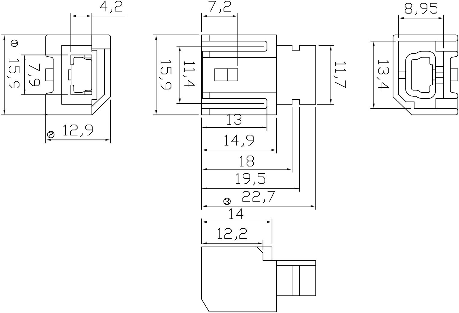 福克斯USB母壳 Model (1).jpg