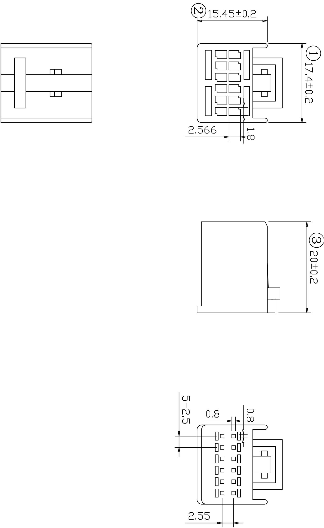 奥迪12P公胶壳 Model (1).jpg